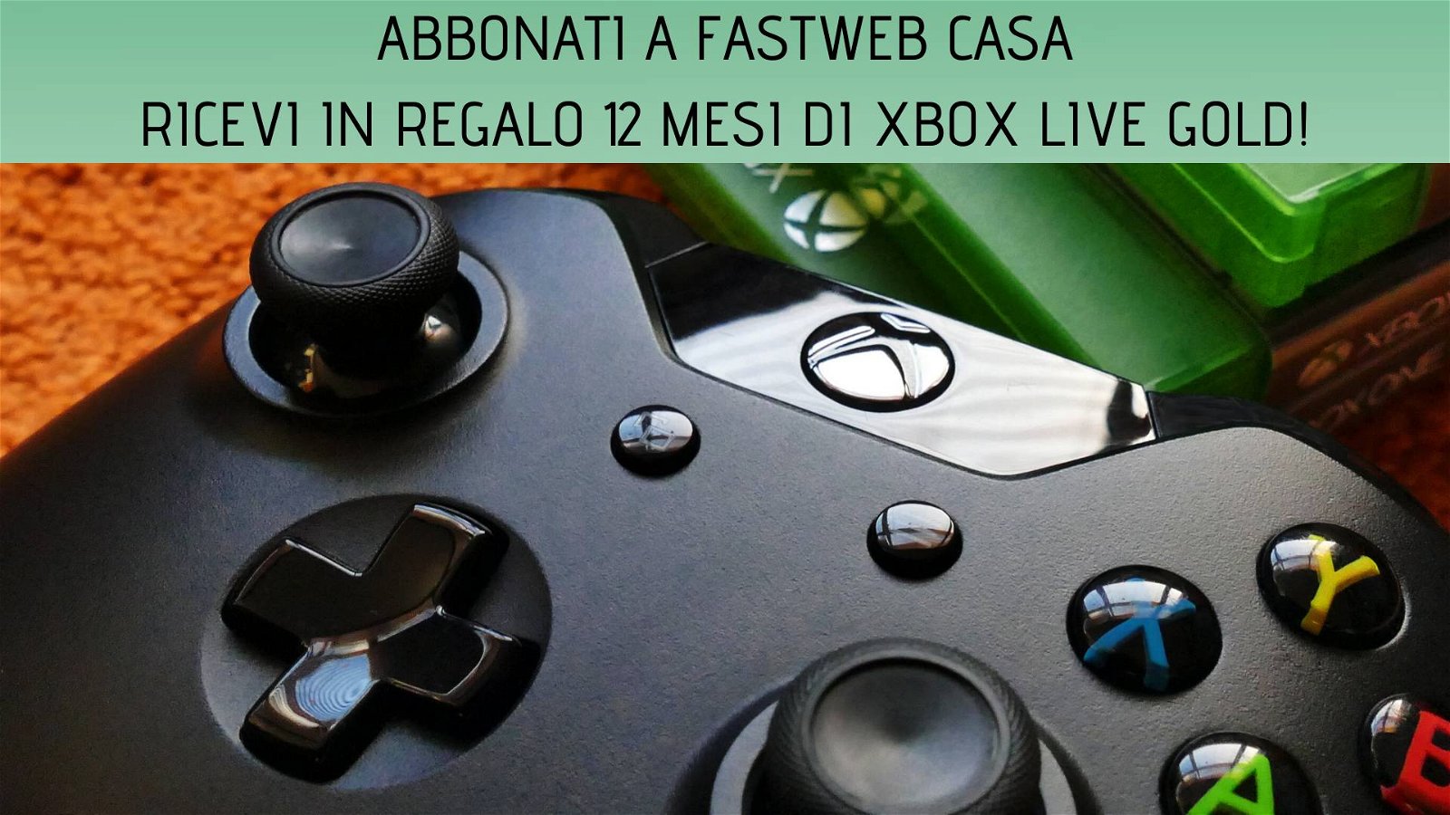 Immagine di Xbox Live Gold gratuito per 12 mesi con Fastweb Casa