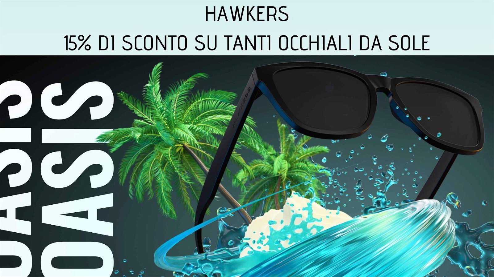 Immagine di Coupon sconto Hawkers: 15% in meno sugli occhiali da sole non in promozione