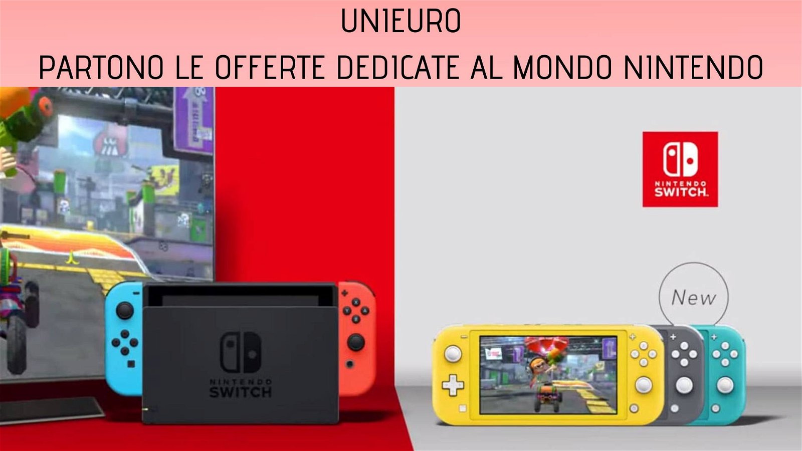 Immagine di Unieuro: tante offerte su console e giochi Nintendo