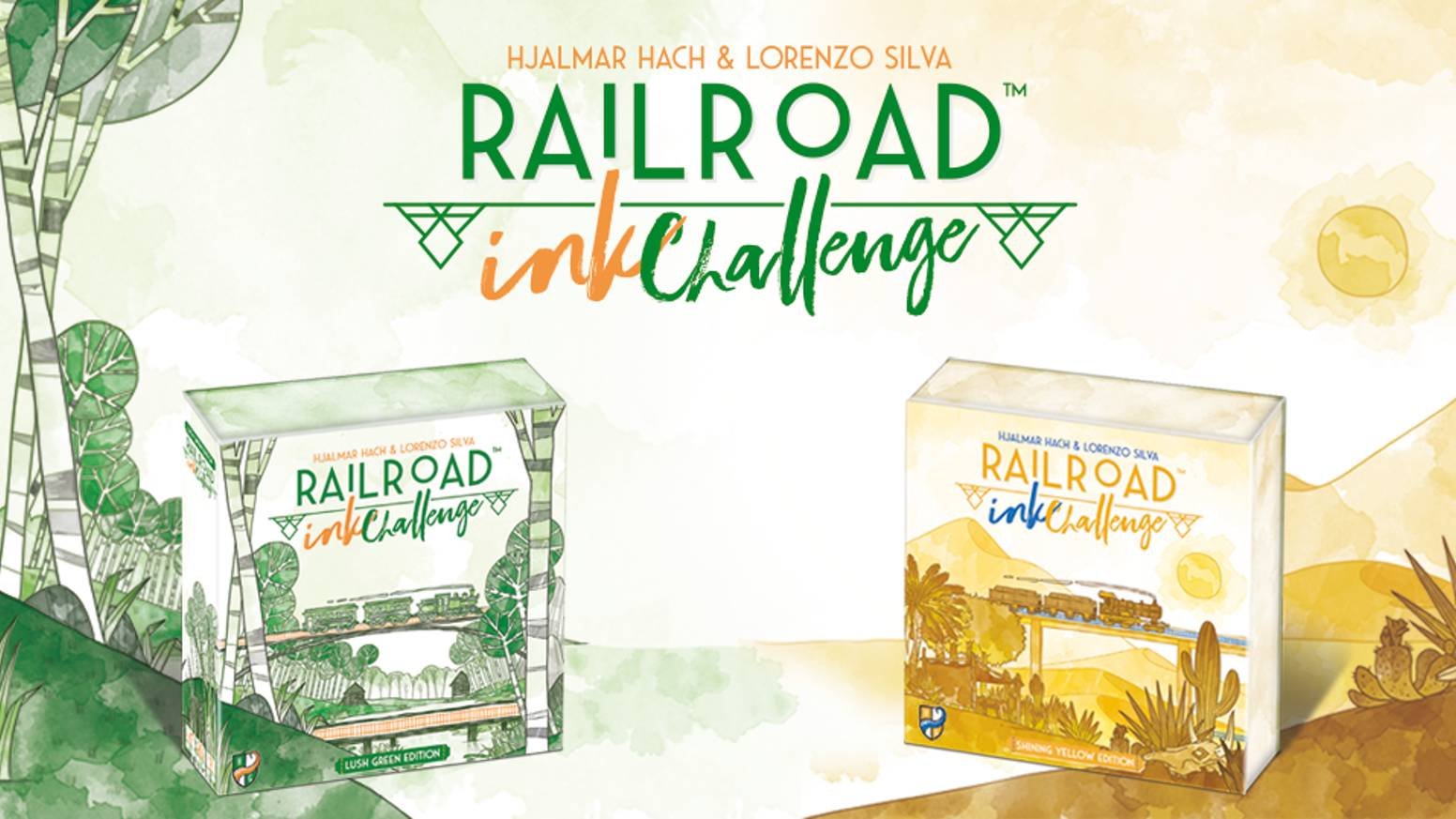 Immagine di Horrible Guild lancia Railroad Ink Challenge su Kickstarter
