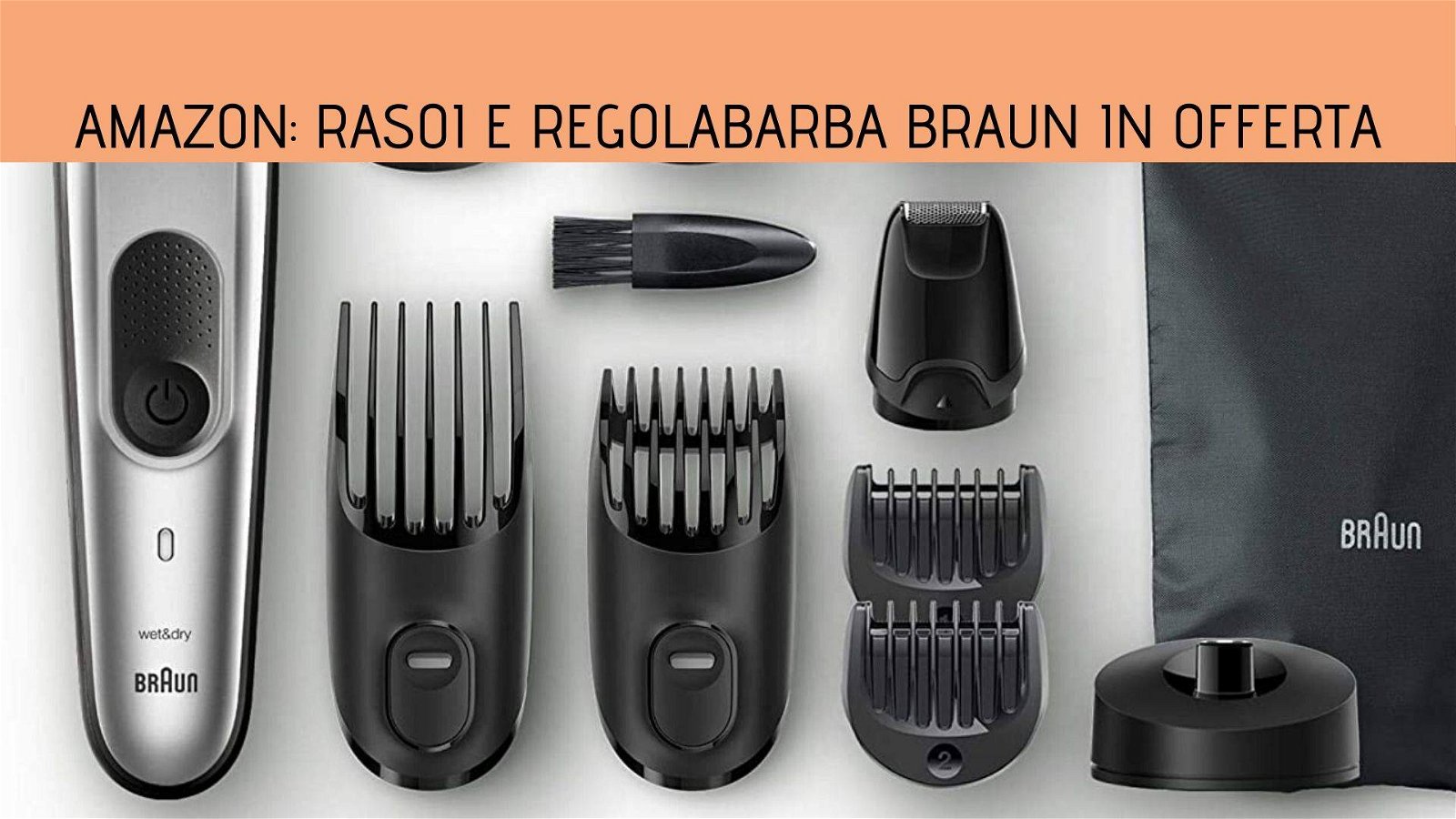 Immagine di Rasoi e regolabarba Braun in sconto fino al 40% su Amazon!