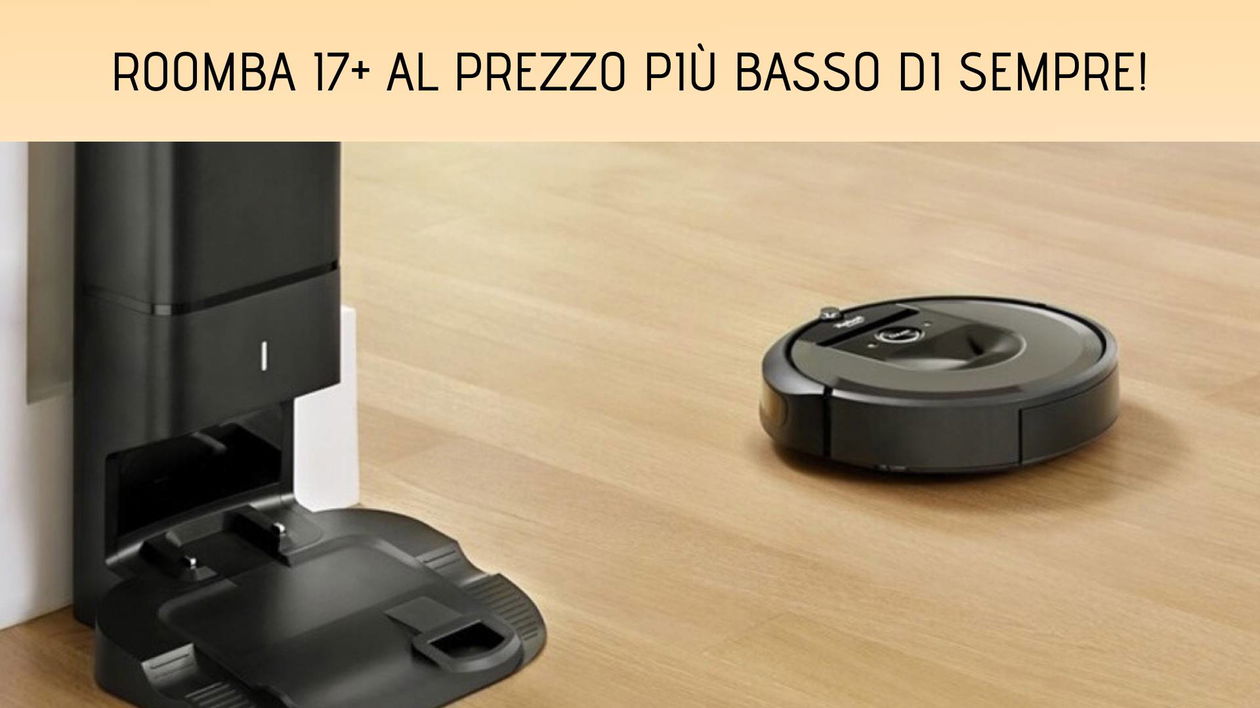 Immagine di Robot aspirapolvere Roomba i7+ al prezzo più basso di sempre su Amazon!