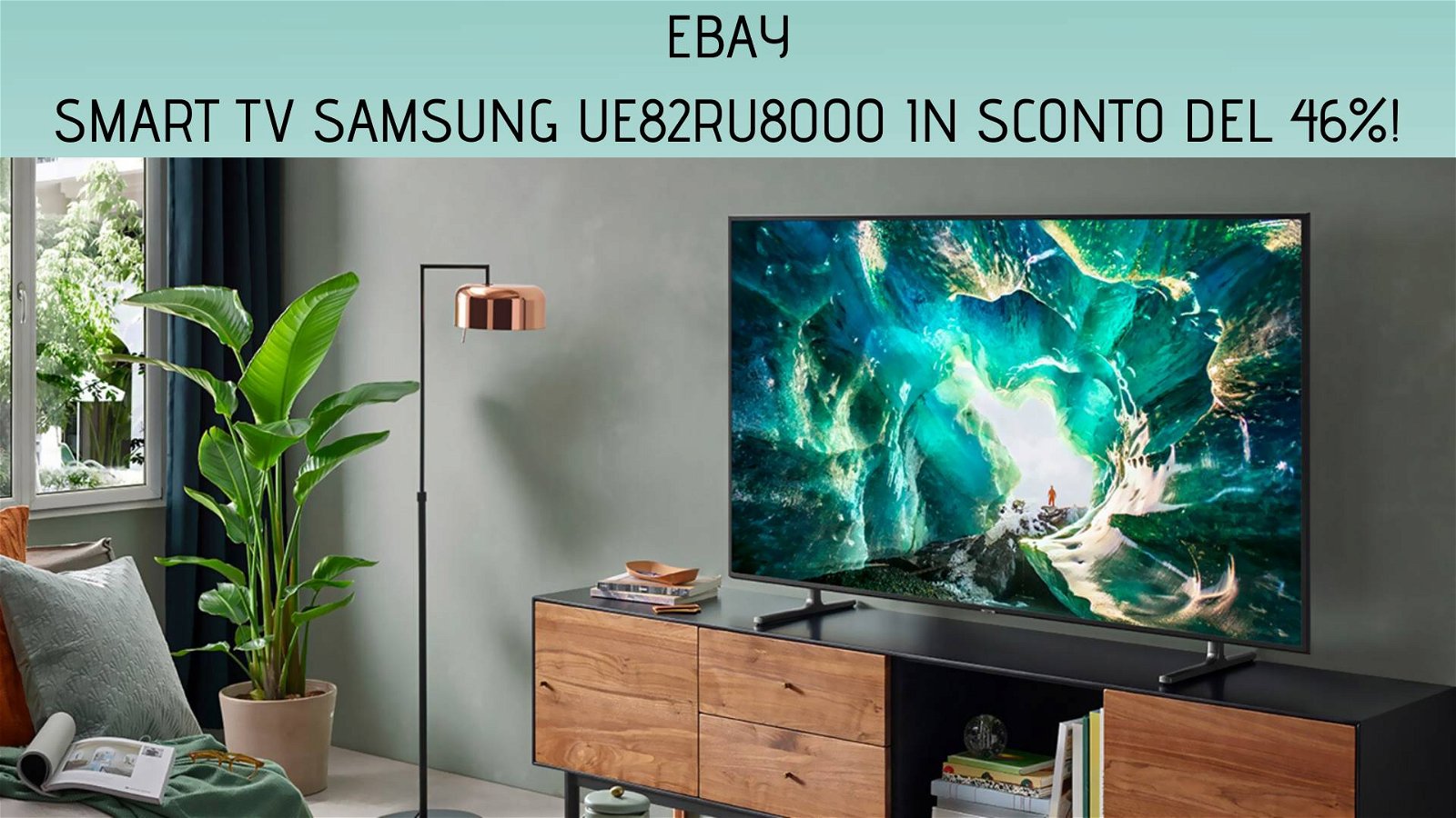 Immagine di eBay: prezzo shock per la smart TV Samsung UE82RU8000 da 82"! 
