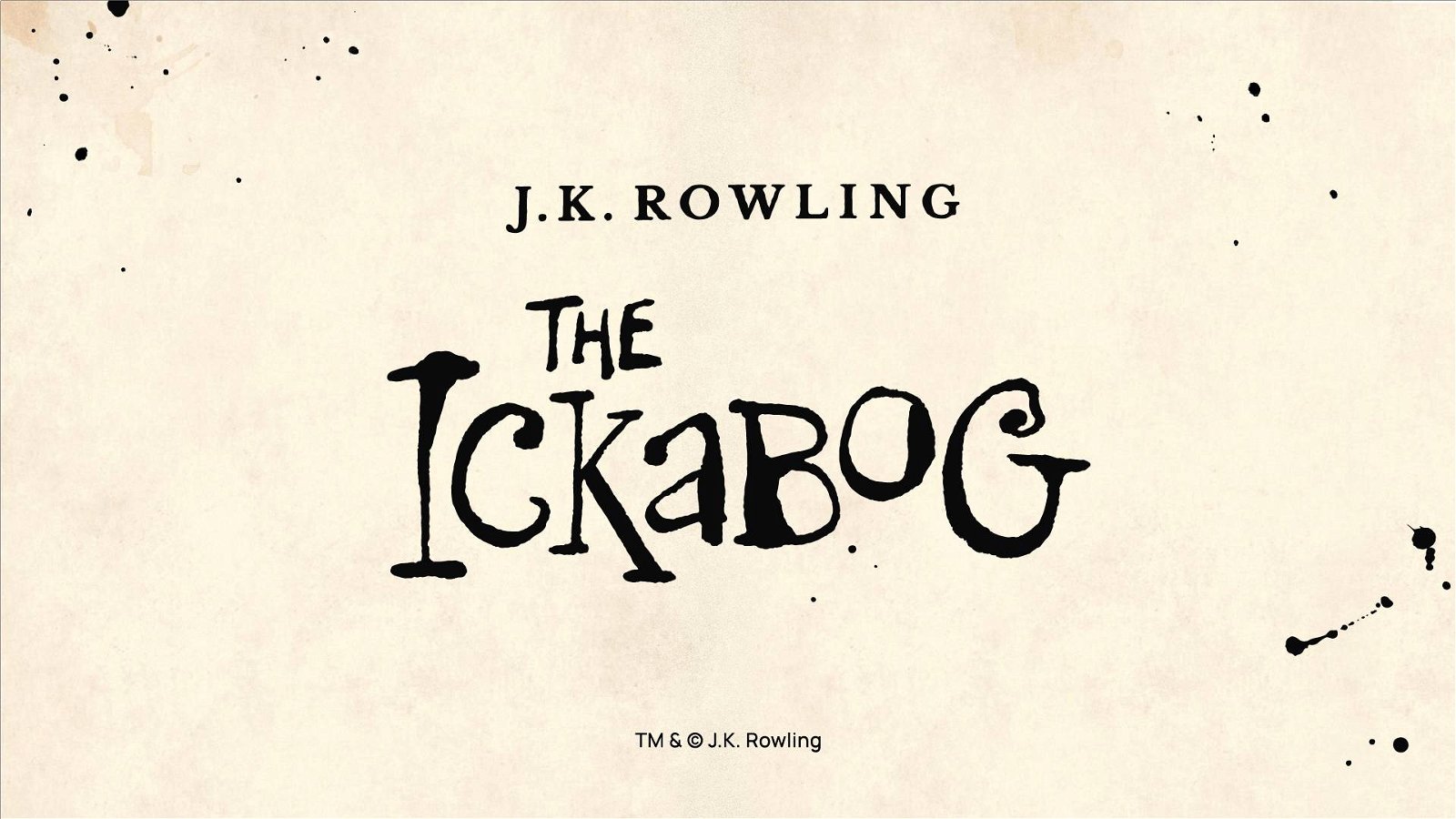 Immagine di The Ickabog: J.K. Rowling presenta il suo nuovo libro