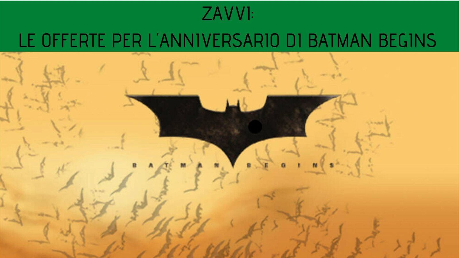 Immagine di Zavvi: le offerte per il 15° anniversario di Batman Begins