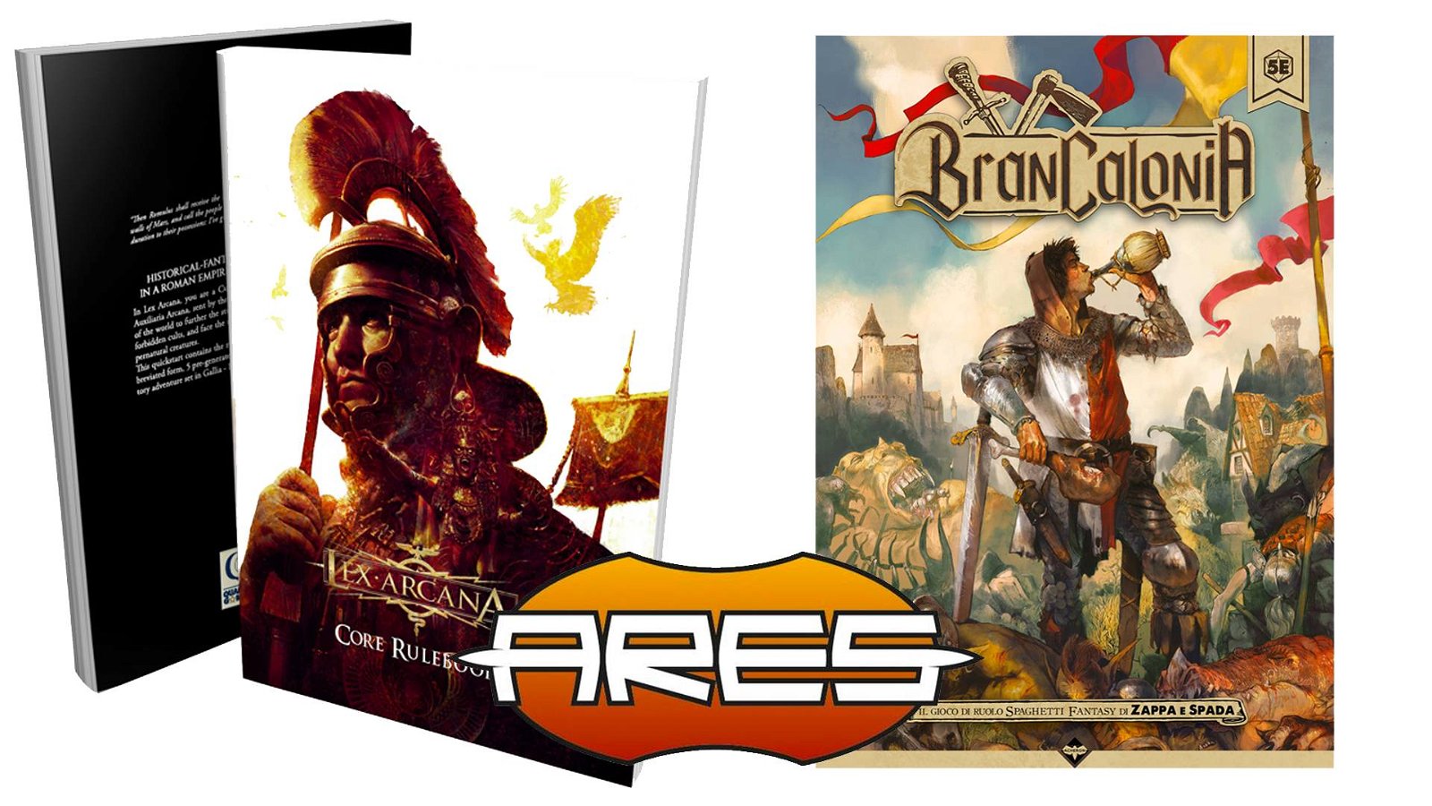 Immagine di Ares Games distribuirà Lex Arcana e Brancalonia negli USA