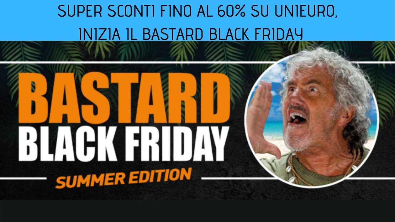Immagine di [Offerte in scadenza!] Super sconti fino al 60% da Unieuro con il Bastard Black Friday