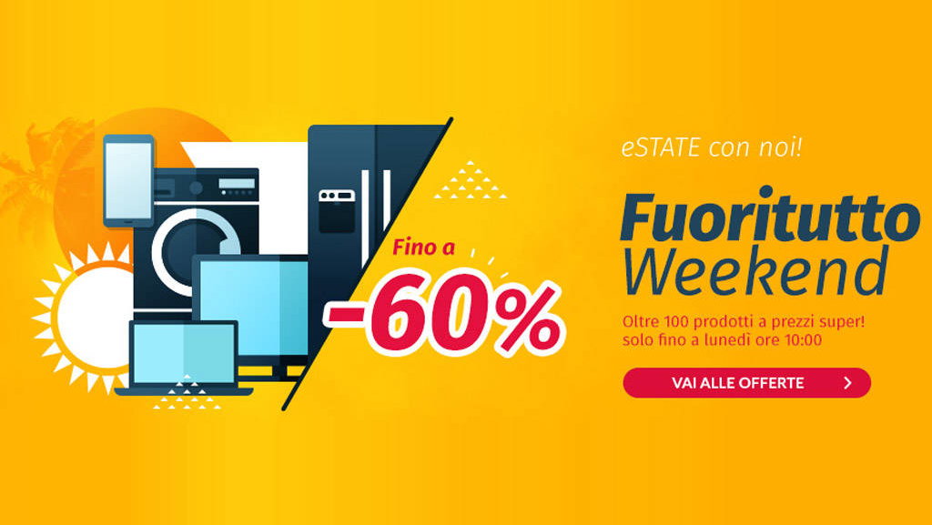 Immagine di Fuoritutto ePrice, fino al 60% di sconto su oltre 100 prodotti