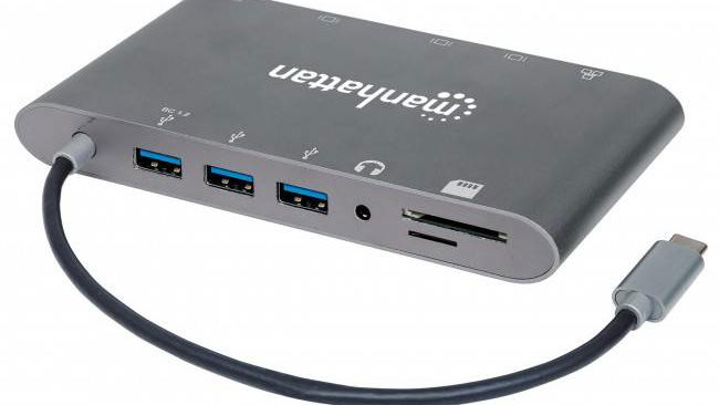 Immagine di Manhattan ecco le nuove docking station per il multitasking