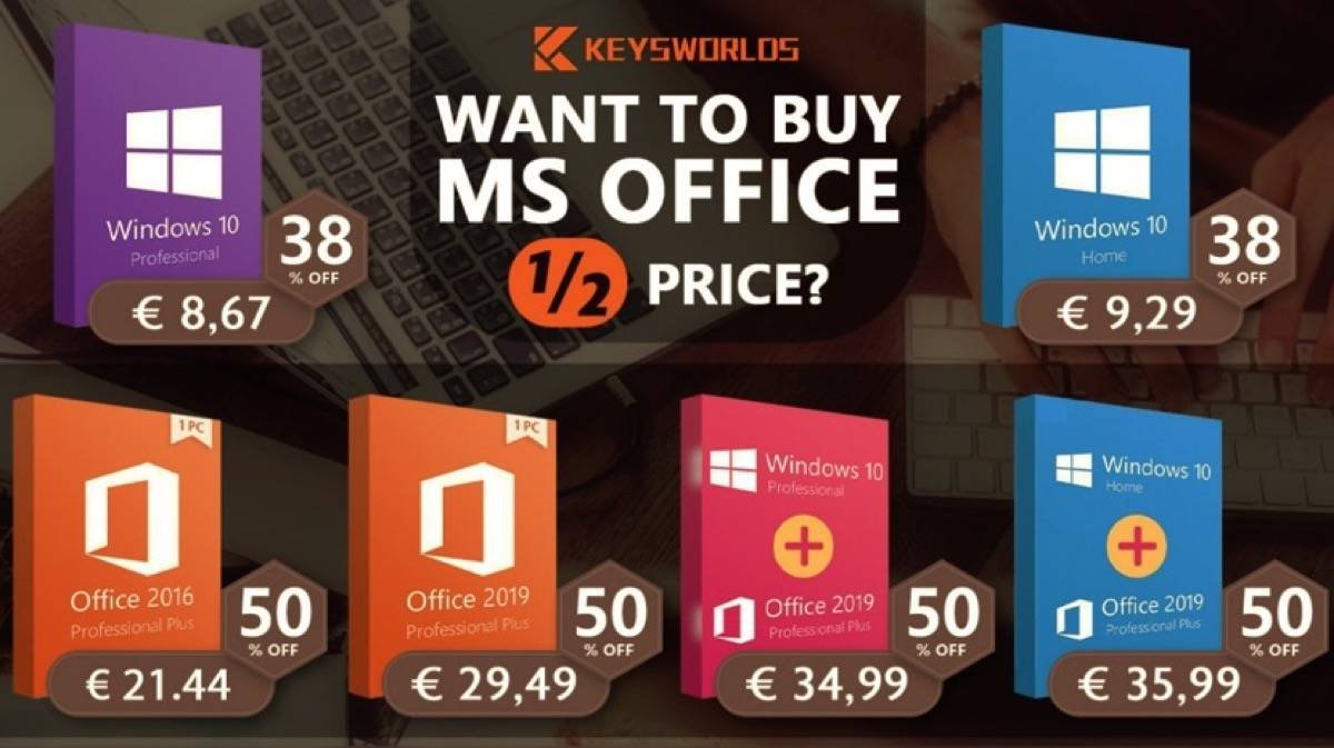 Immagine di Microsoft Office e Windows 10 Home al prezzo più basso: solo 8,67 euro