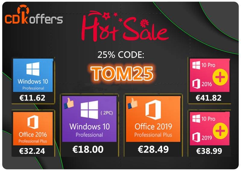 Immagine di Windows 10 Professional per 2 PC a soli 18 euro con CDKoffers
