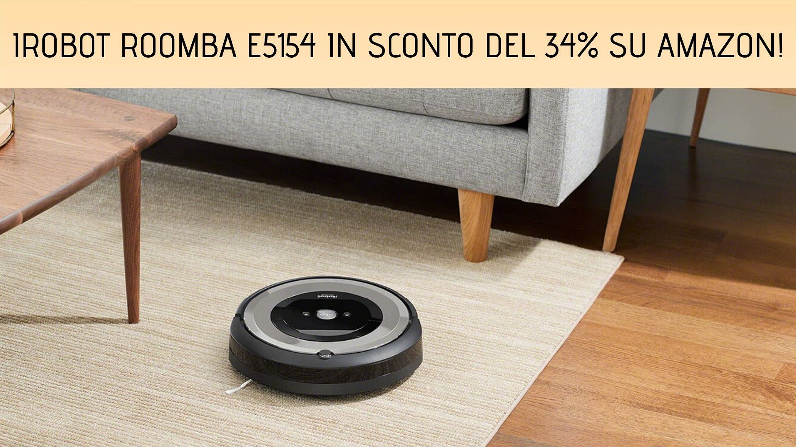 Immagine di Robot aspirapolvere Roomba e5154 con il 36% di sconto su Amazon