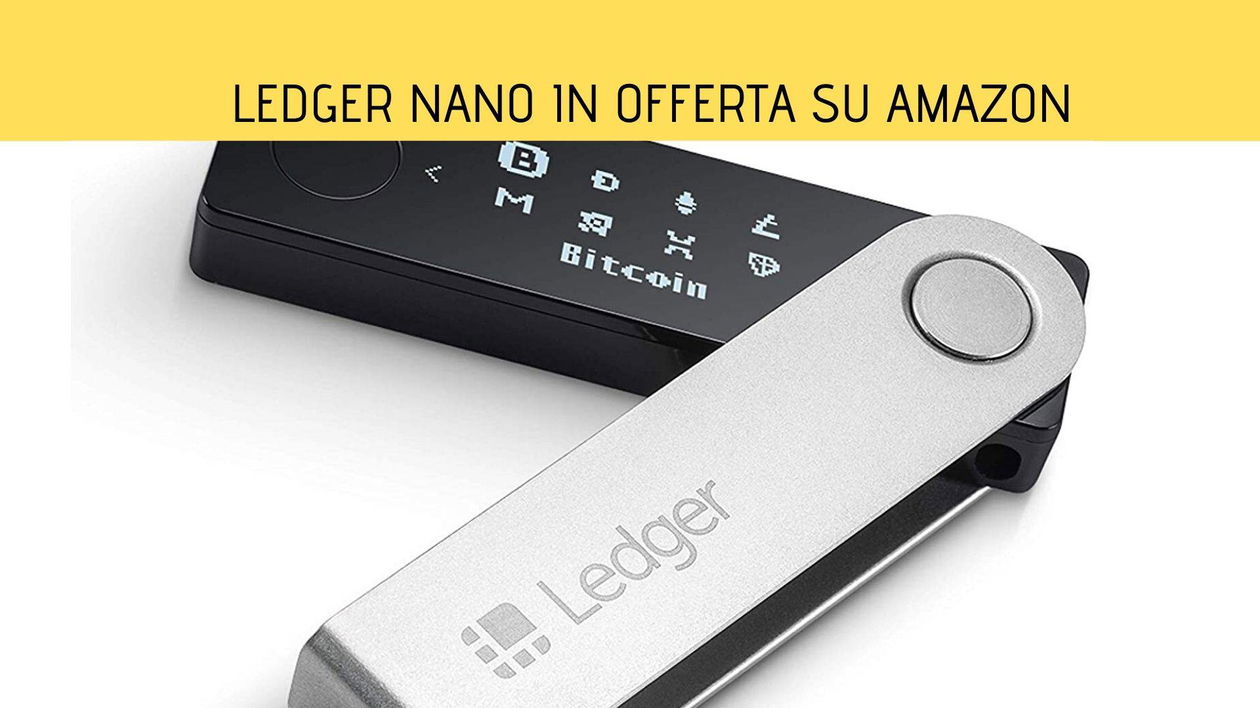 Immagine di Portafogli da criptovaluta Ledger Nano in offerta su Amazon