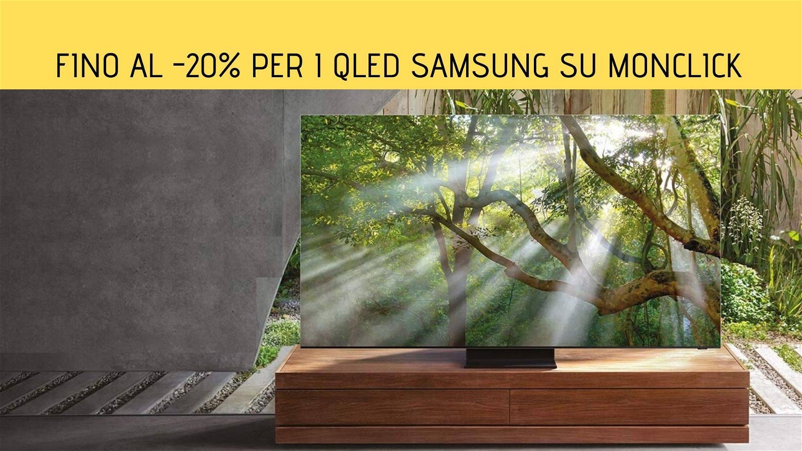 Immagine di Fino al 20% di sconto sulla nuova gamma QLED 2020 di Samsung