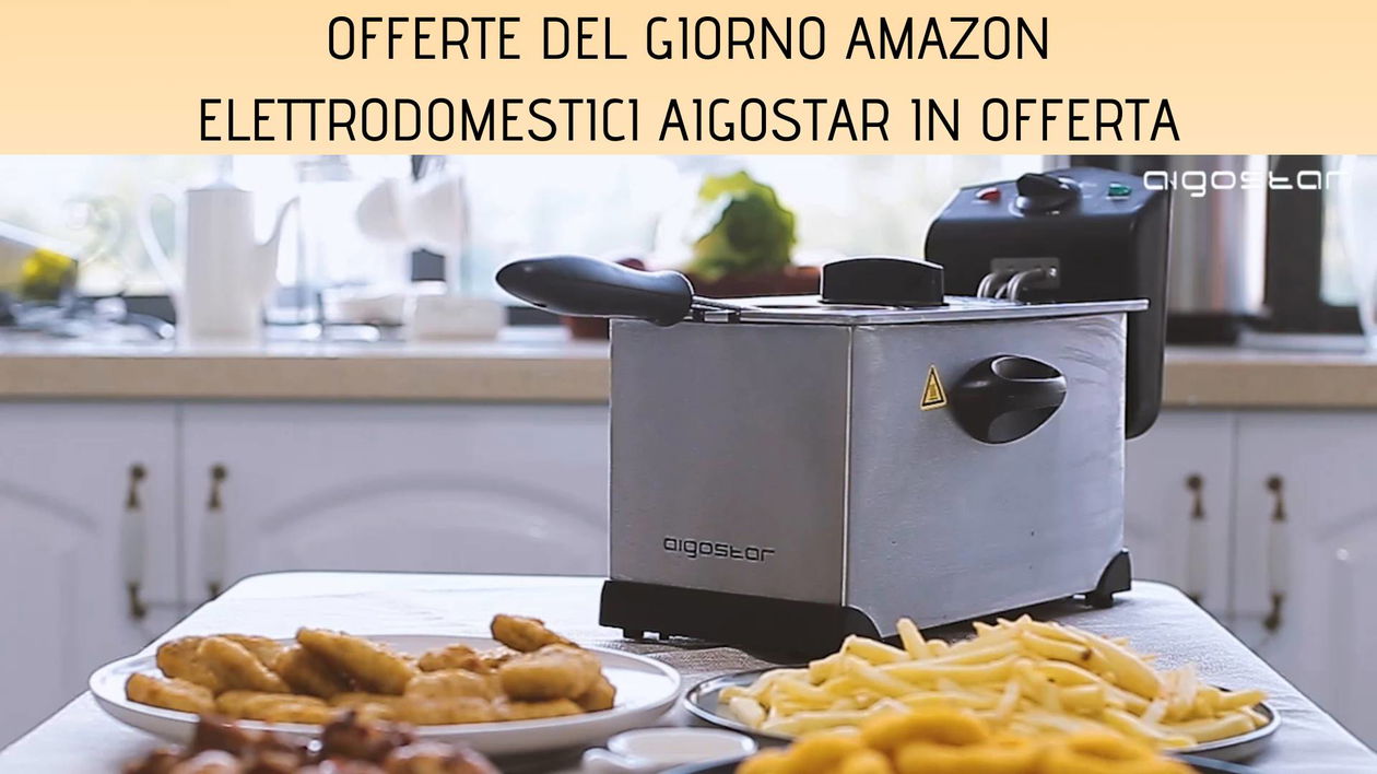 Immagine di Offerte del giorno Amazon: elettrodomestici Aigostar scontati del 15%