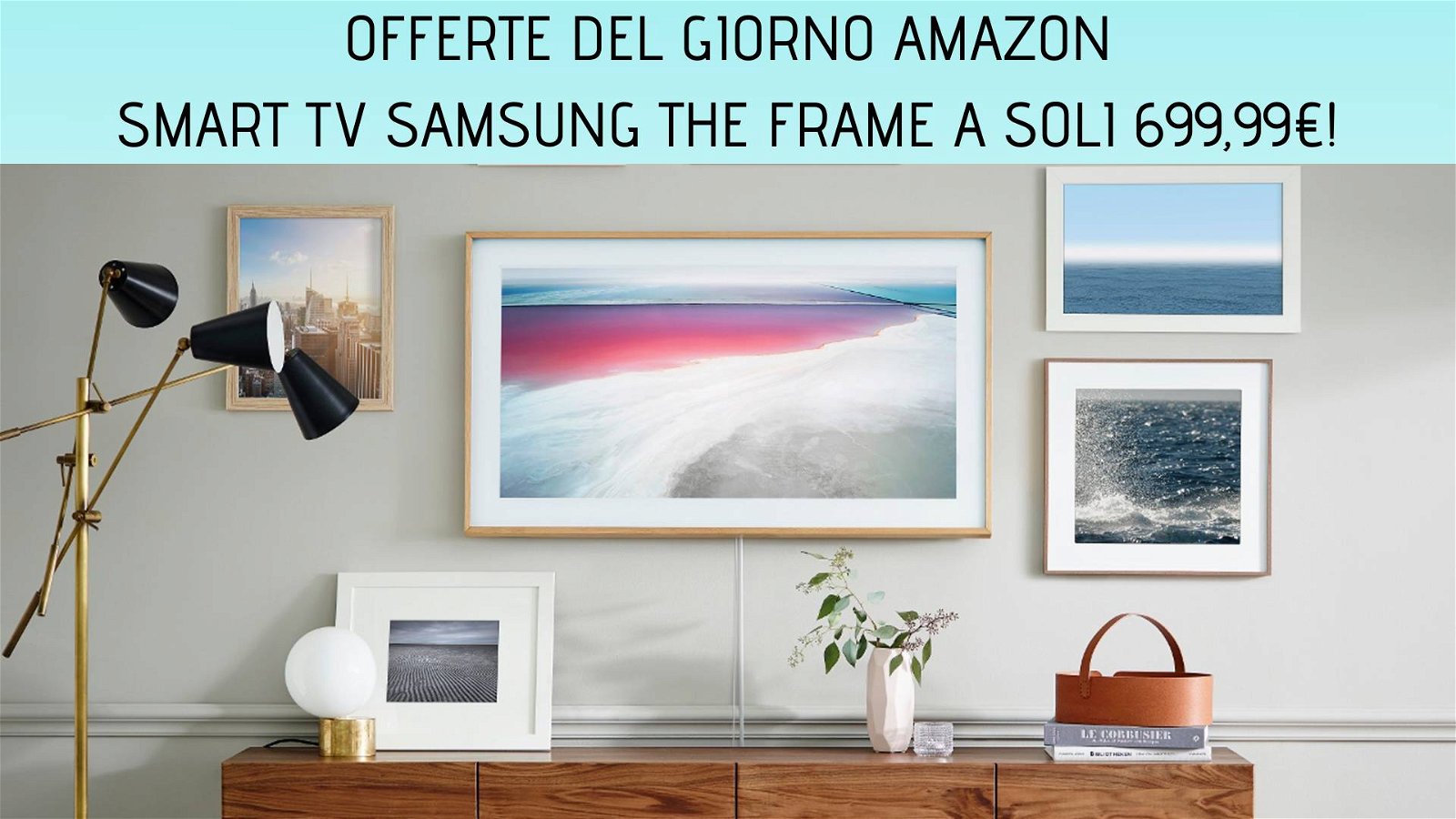Immagine di Offerte del giorno Amazon: smart TV 4K Samsung The Frame scontata del 46%!