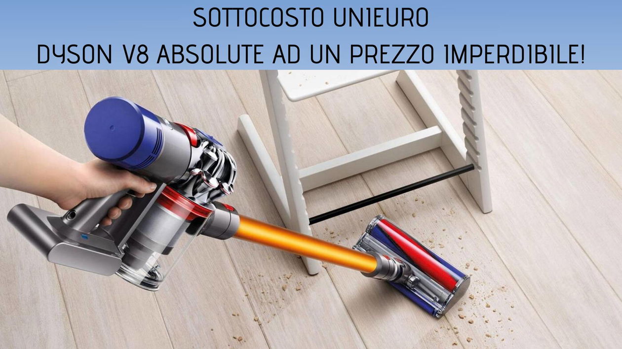 Immagine di Dyson V8 ad un prezzo eccezionale e tanti altri sconti nei Sottocosto di Unieuro