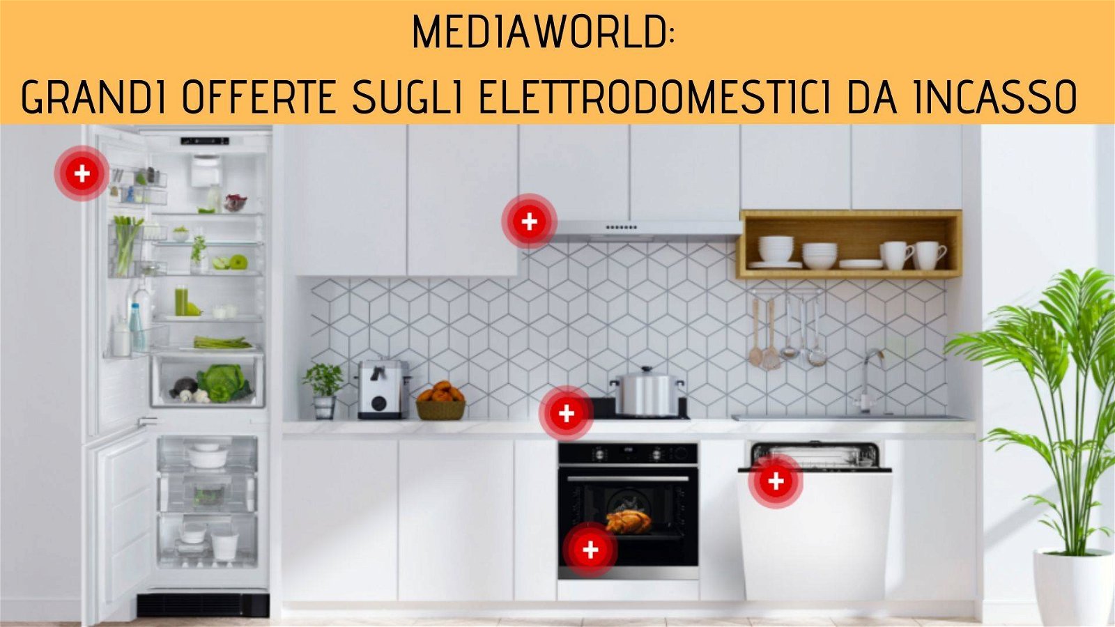 Immagine di Super offerte elettrodomestici da incasso su MediaWorld!
