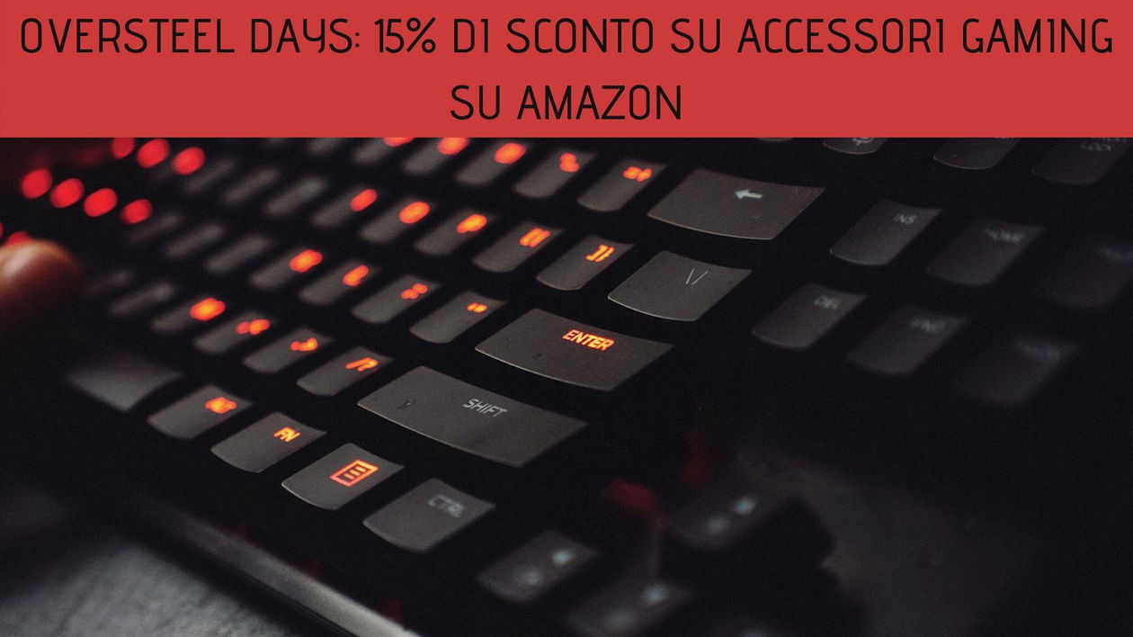Immagine di Oversteel Days: 15% di sconto su accessori gaming su Amazon
