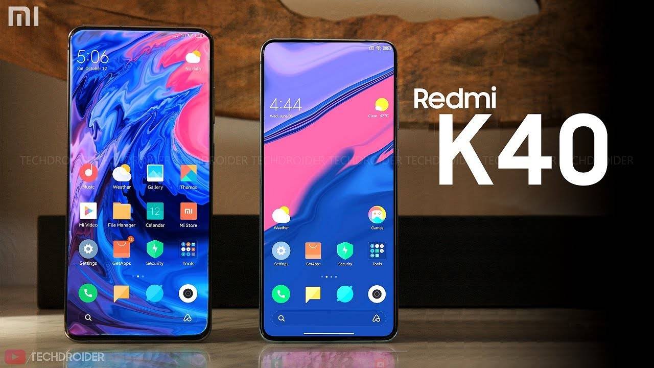 Immagine di Redmi K40 5G e K40 Pro 5G a luglio con pop-up camera
