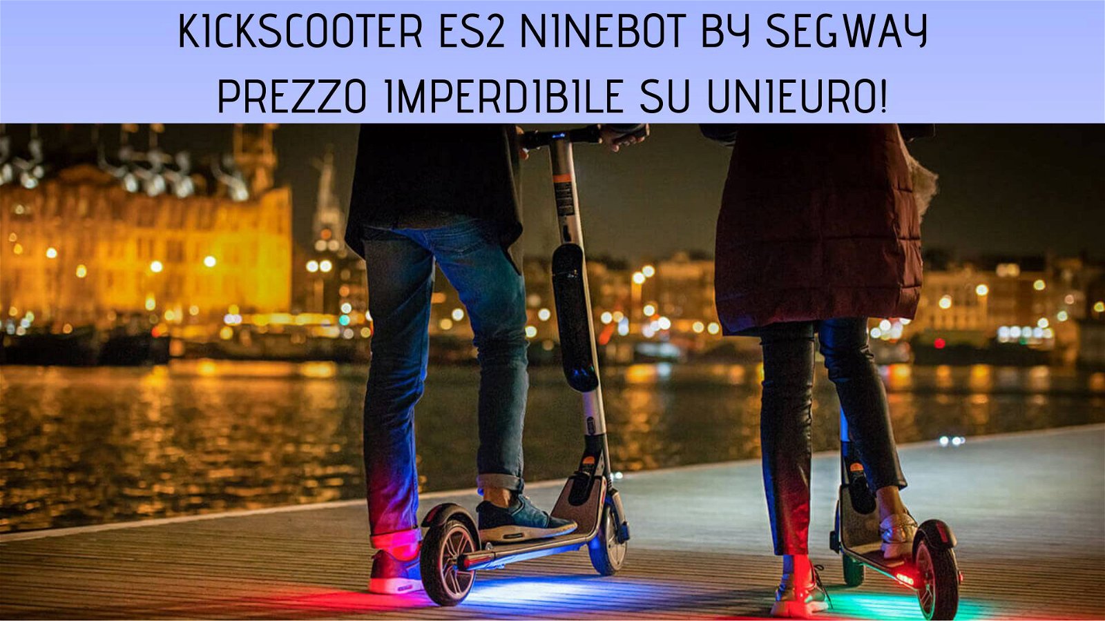 Immagine di Monopattino elettrico KickScooter ES2 Ninebot by Segway ad un prezzo imperdibile su Unieuro!