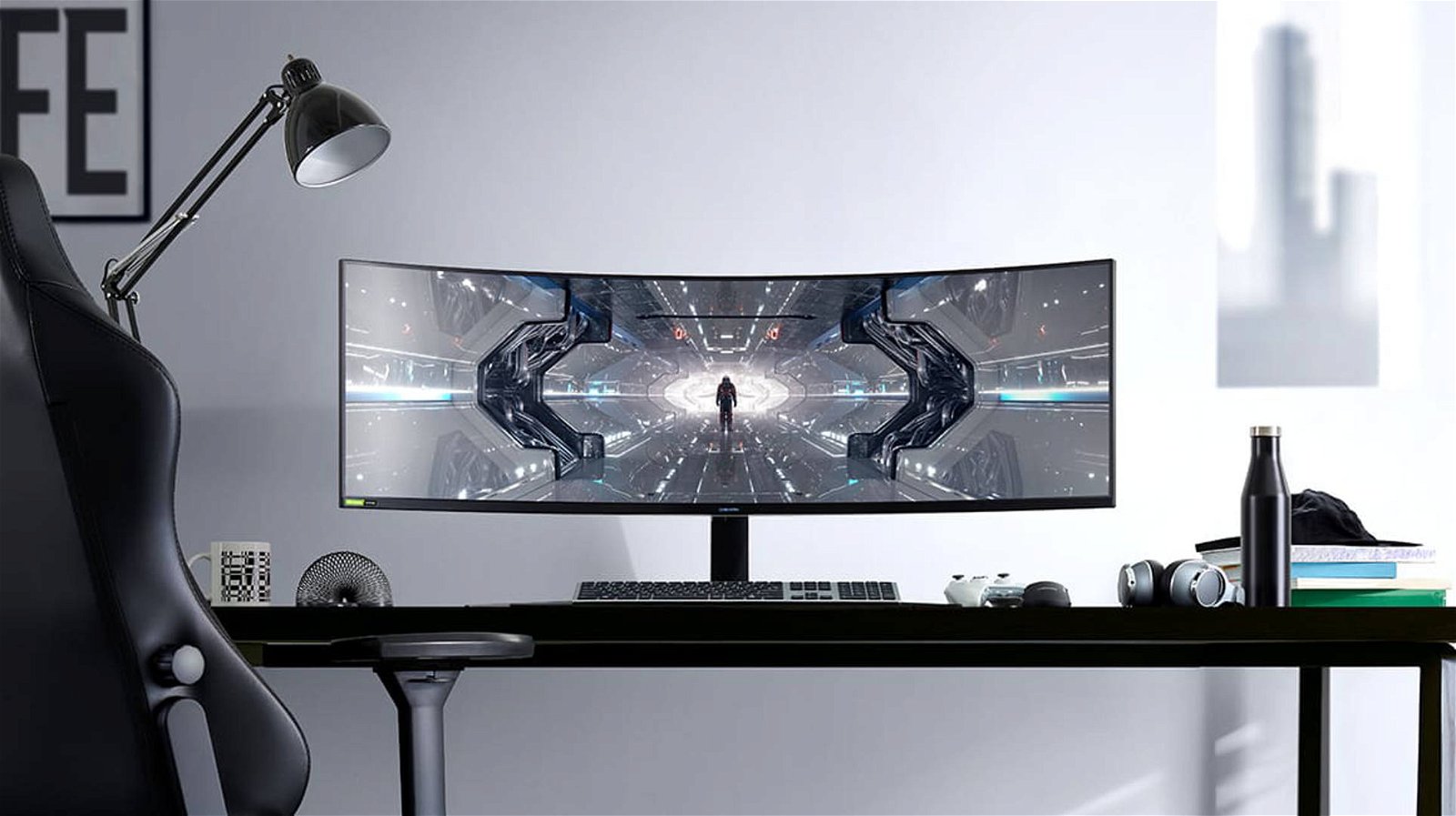 Immagine di Samsung Odyssey G9: monitor gaming da 49" in sconto di 520€!