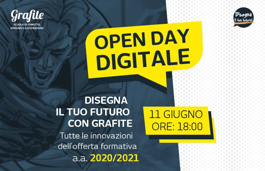 Immagine di Scuola Grafite: annunciato un Open Day Digitale per l'anno accademico 2020/2021