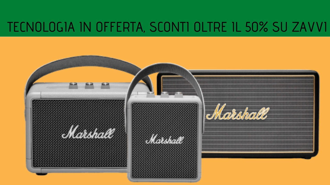 Immagine di Tecnologia in offerta, sconti oltre il 50% su cuffie, speaker e periferiche gaming su Zavvi