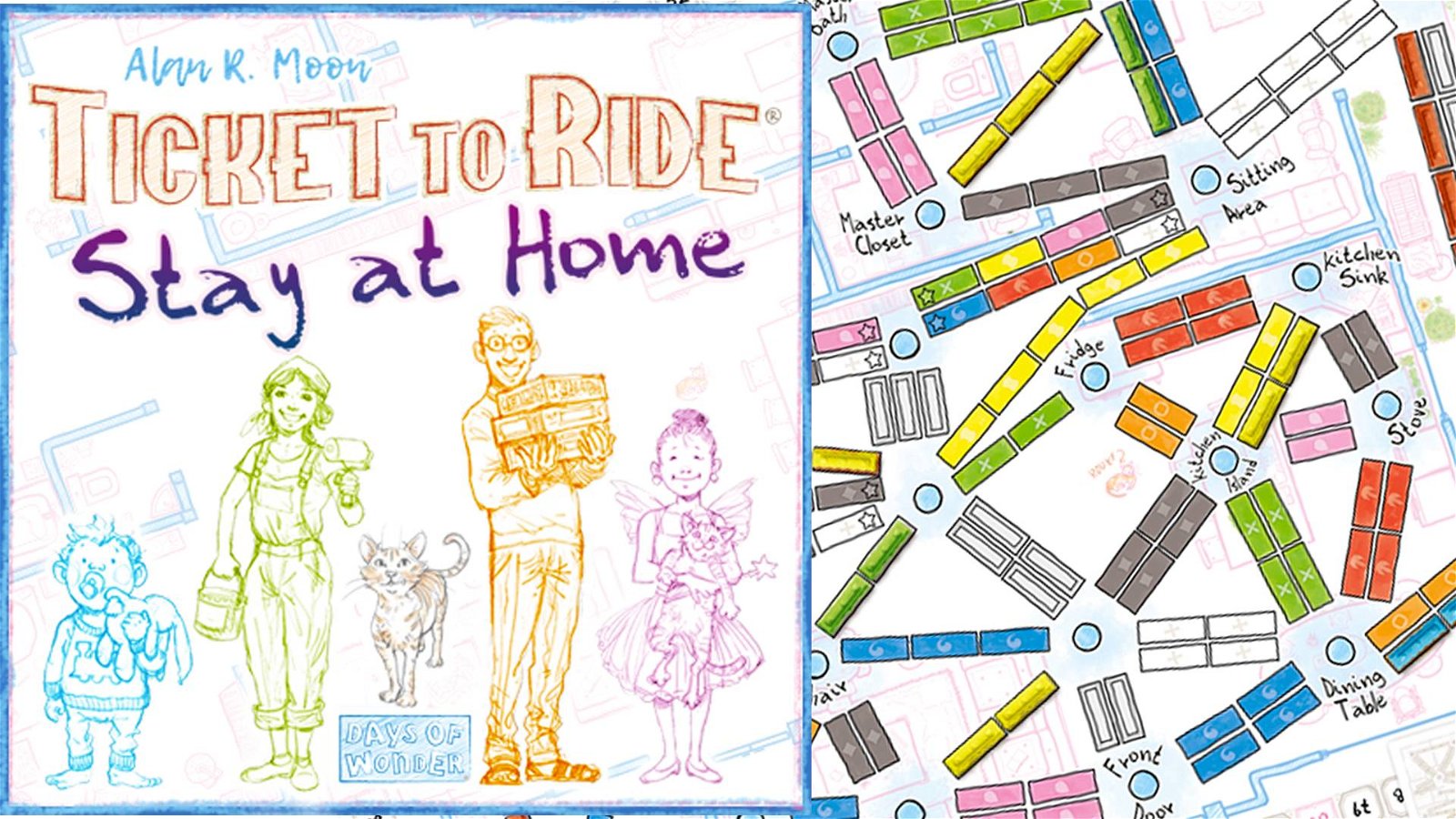 Immagine di Ticket to Ride: Stay at Home gratis in formato print and play