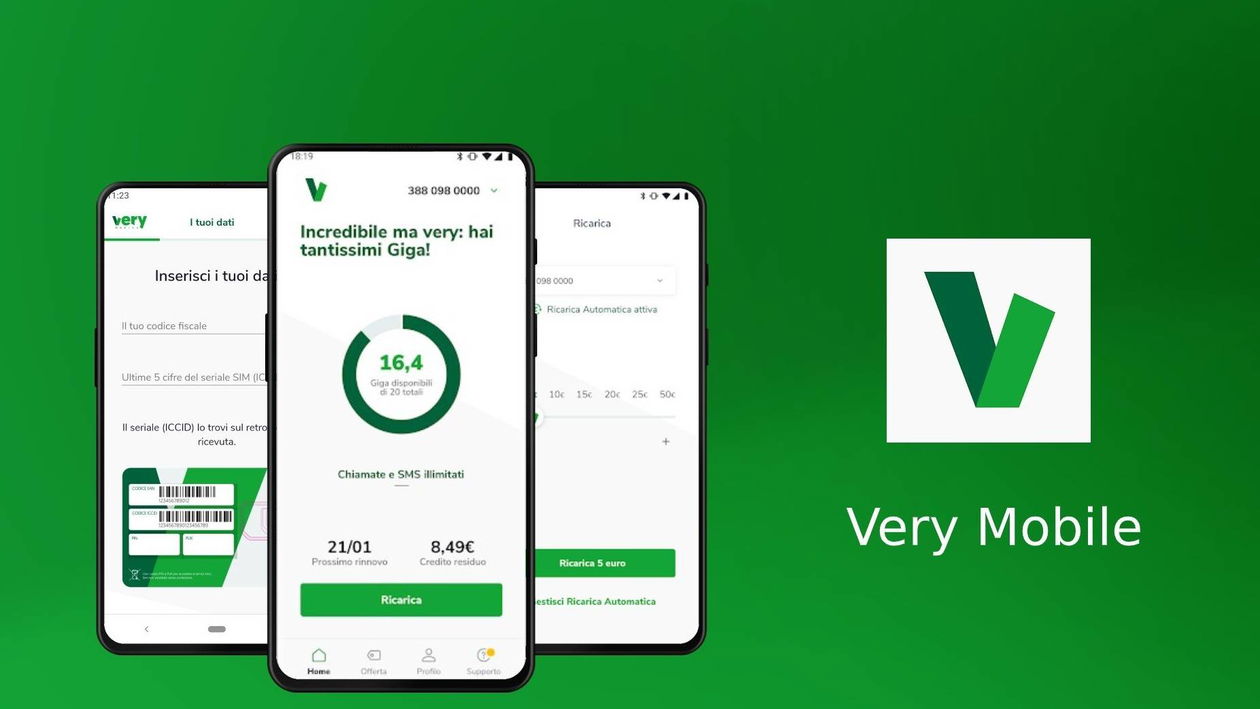 Immagine di Very Mobile: doppi giga per 6 mesi a soli 6,99€! Promo in scadenza!