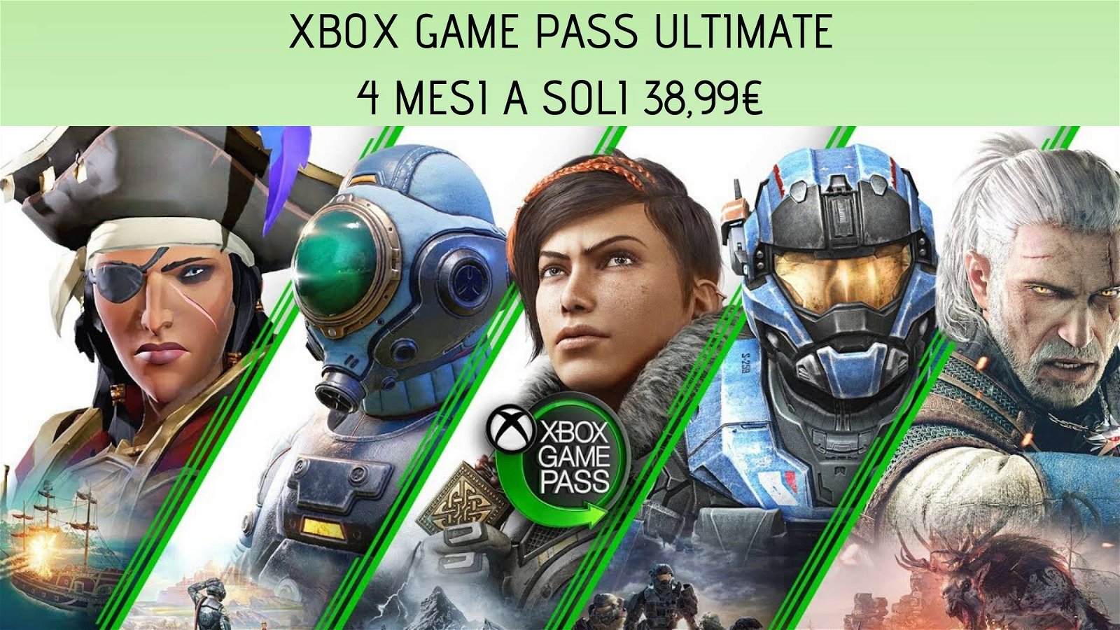 Immagine di Xbox Game Pass Ultimate: 4 mesi a soli 38,99€ su Amazon