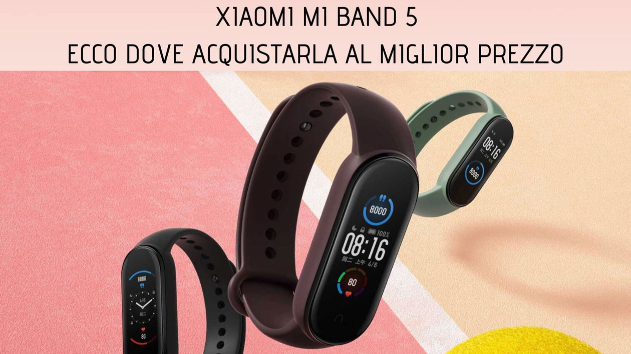 Immagine di Xiaomi Mi Band 5: ecco dove acquistarla al miglior prezzo