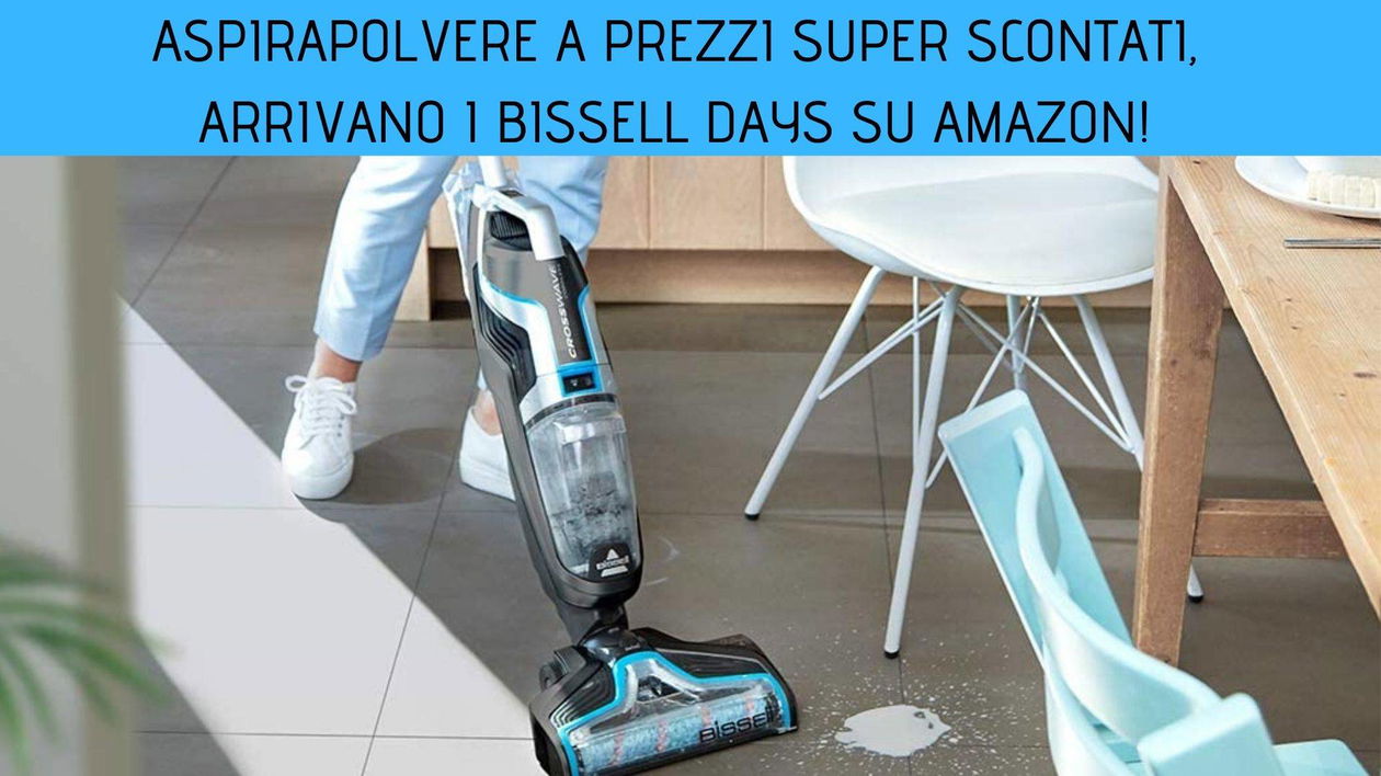 Immagine di Aspirapolvere a prezzi super scontati con i Bissell Days su Amazon!
