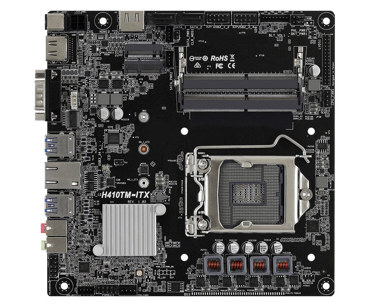 Immagine di ASRock, nuove schede madri mini-ITX B460 e H410 per le CPU Comet Lake-S