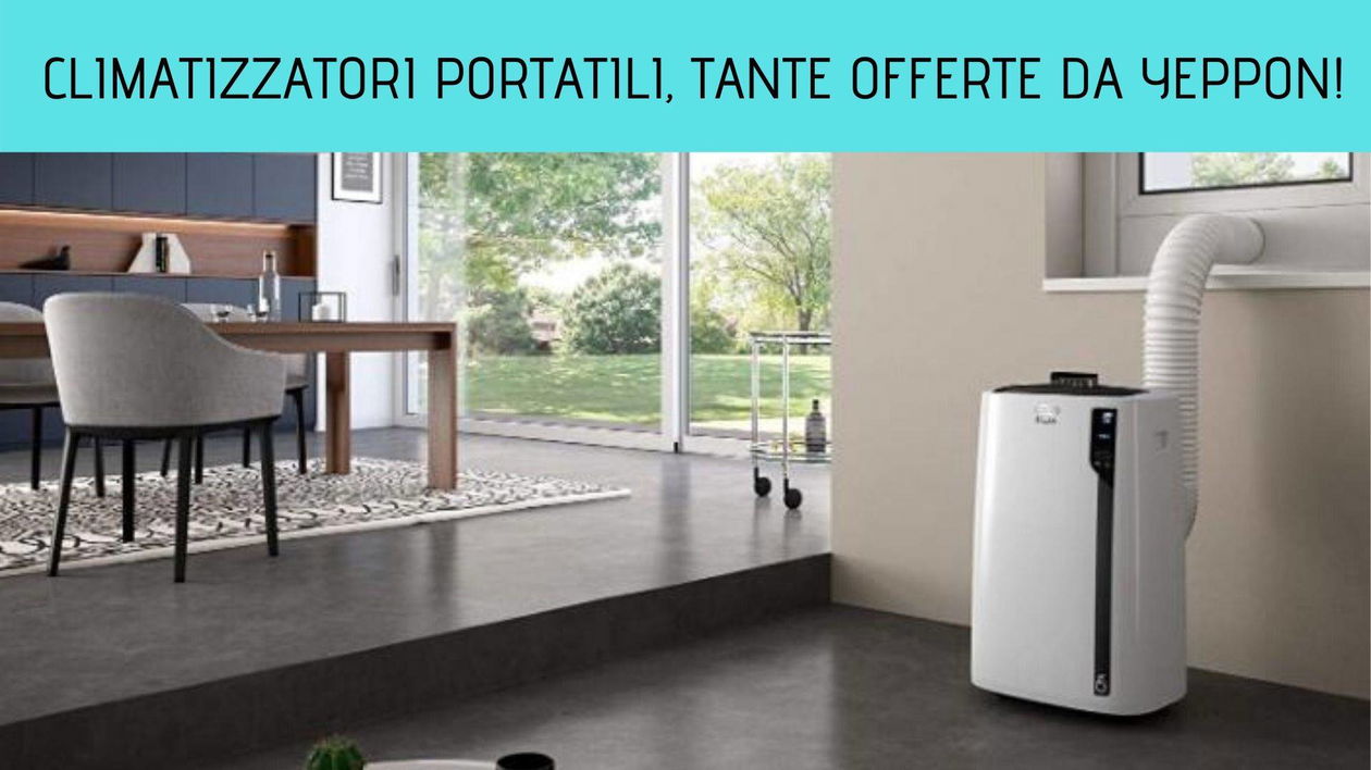 Immagine di Climatizzatori portatili, tantissime offerte da Yeppon!