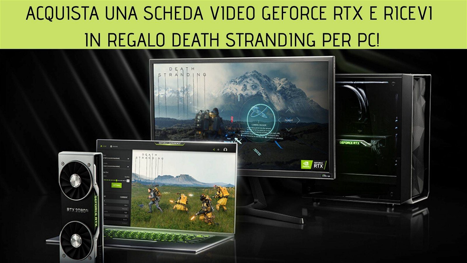 Immagine di Acquista GeForce RTX e ricevi in regalo Death Stranding per PC!