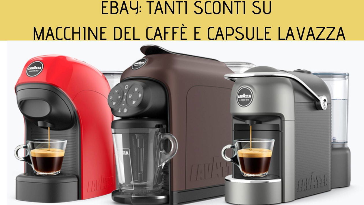 Immagine di Sconti su cialde e macchinette del caffè Lavazza da eBay