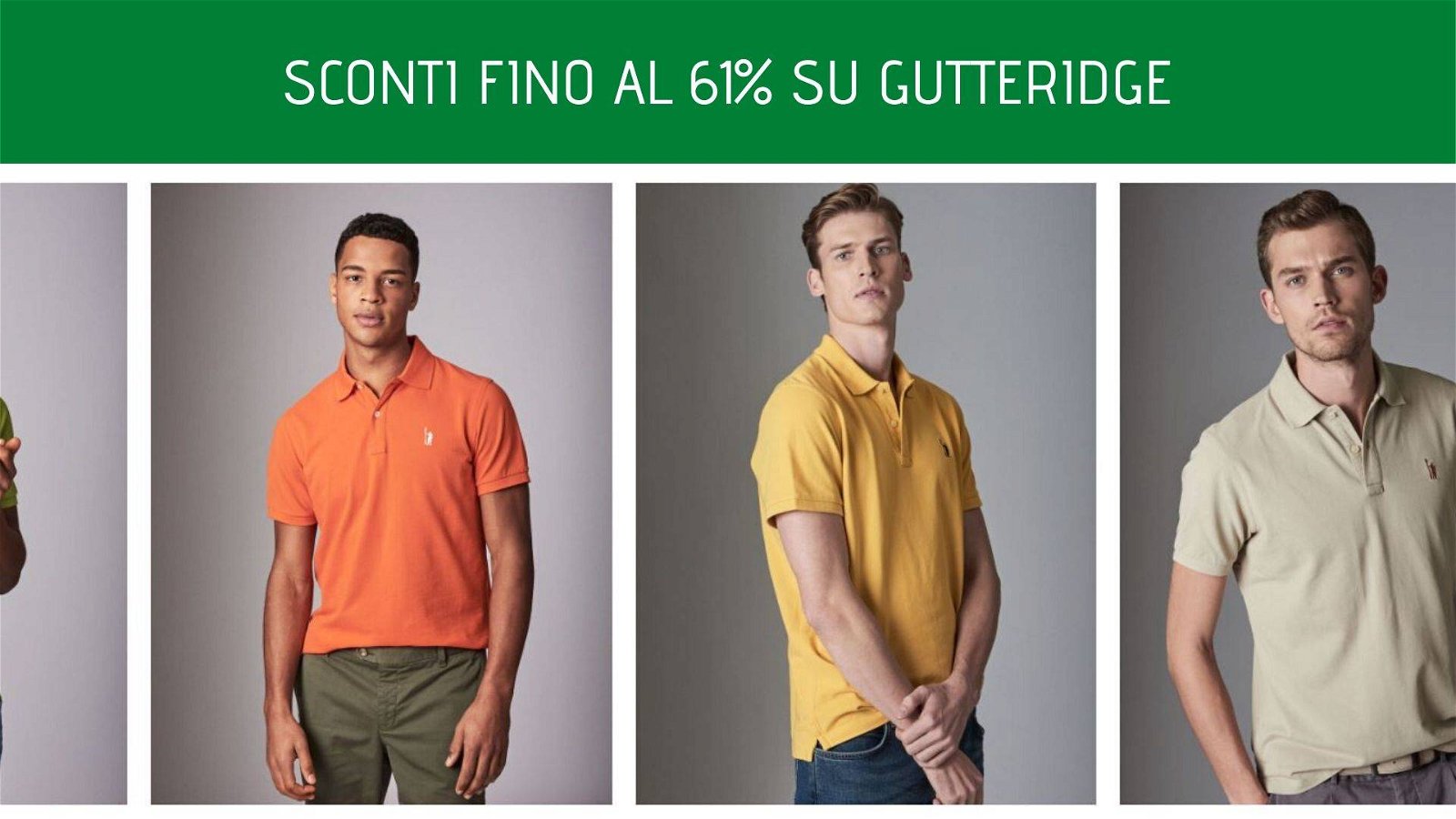 Immagine di Fino al 69% di sconto su Polo e T-shirt Uomo da Gutteridge