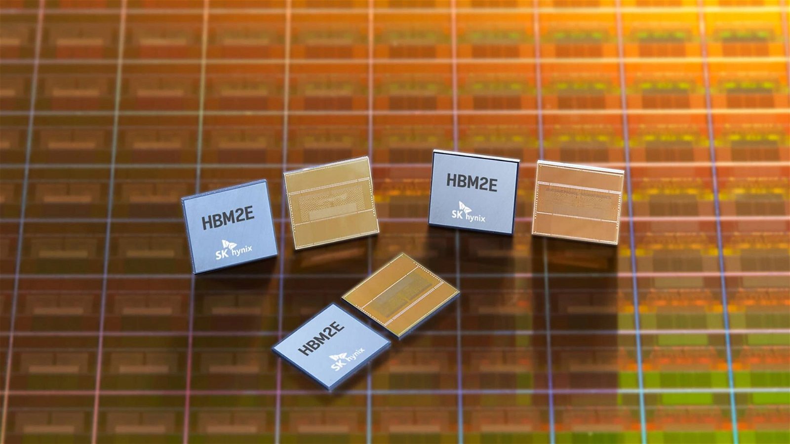 Immagine di SK Hynix annuncia la produzione su larga scala delle memorie HBM2E