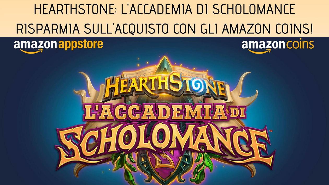 Immagine di Hearthstone - L'Accademia di Scholomance: risparmia sulla nuova espansione con gli Amazon Coins!