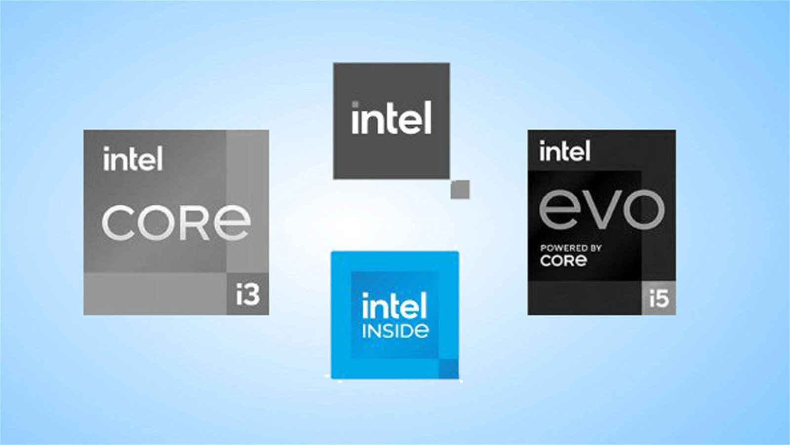 Immagine di Cambio immagine per Intel? Ecco i nuovi loghi, registrato "Evo Powered by Core"