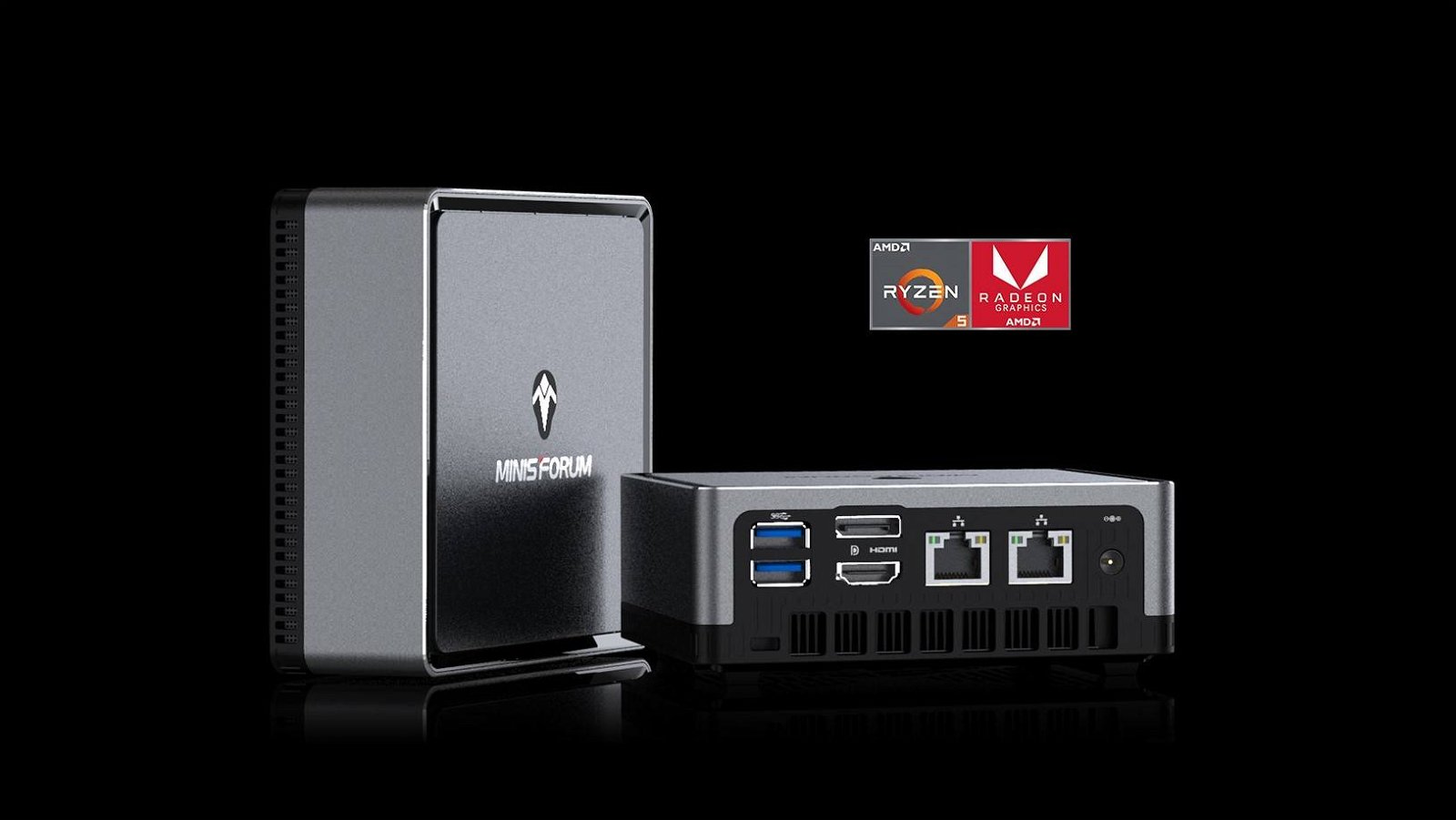 Immagine di Minisforum DMAF5 è un mini PC AMD portatile e conveniente