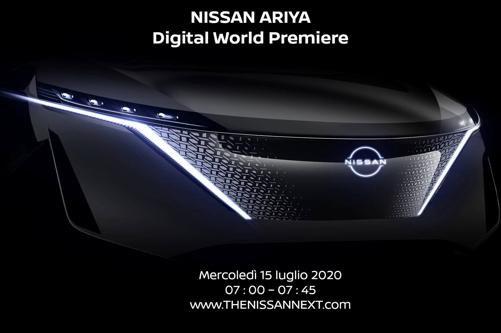 Immagine di Nissan Ariya: il 15 luglio debutta il crossover elettrico