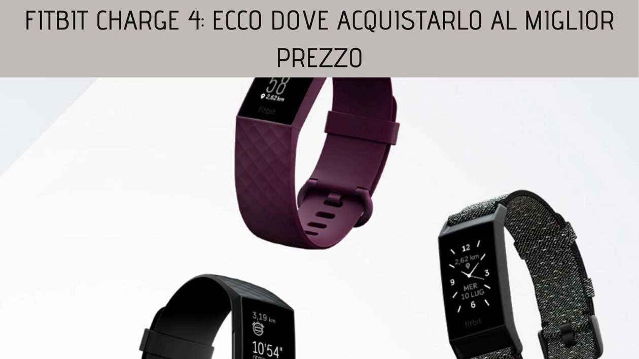 Immagine di FitBit Charge 4: ecco dove acquistarlo al miglior prezzo