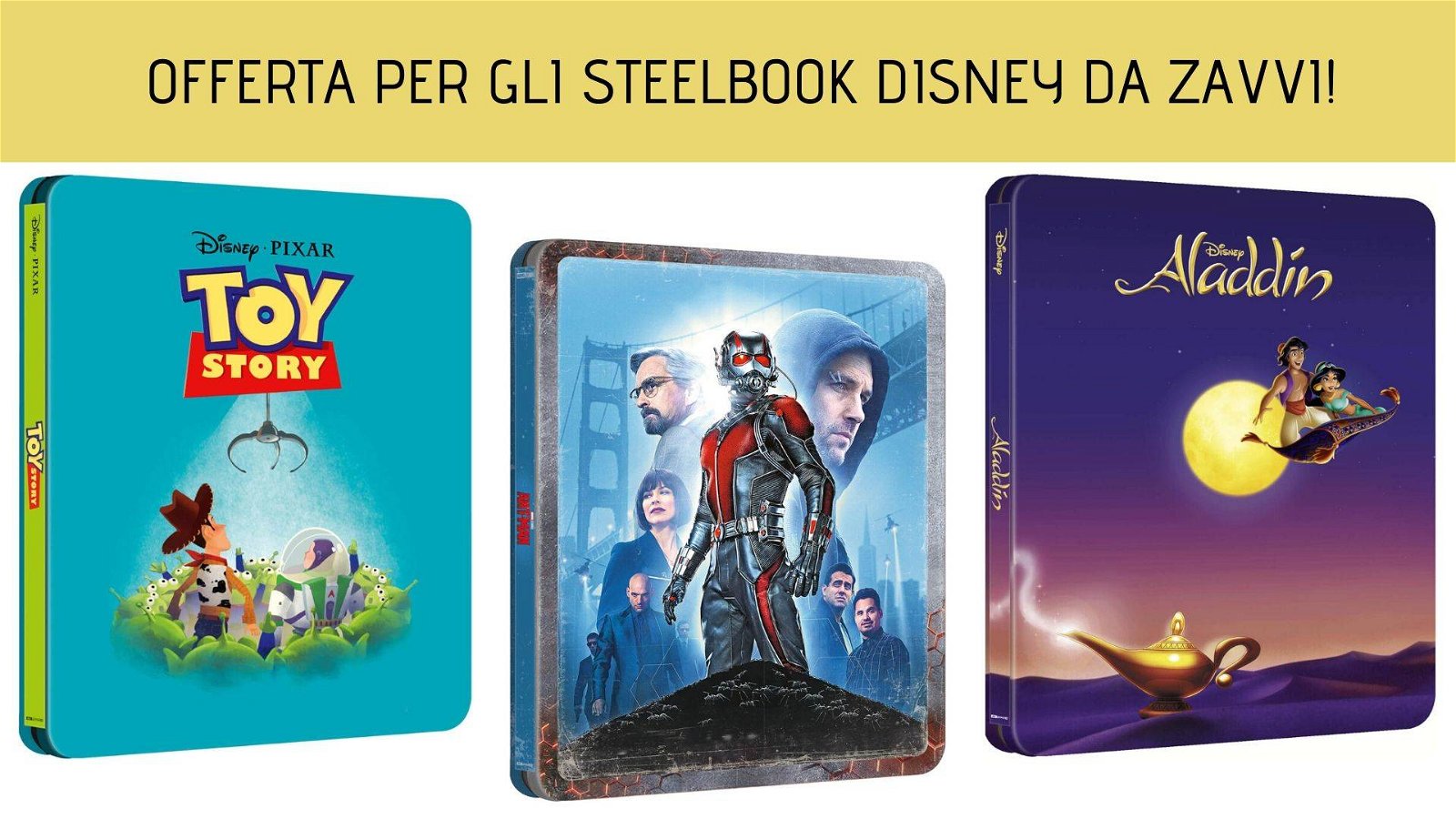 Immagine di Zavvi: tanti film in steelbook a soli 21,99€!