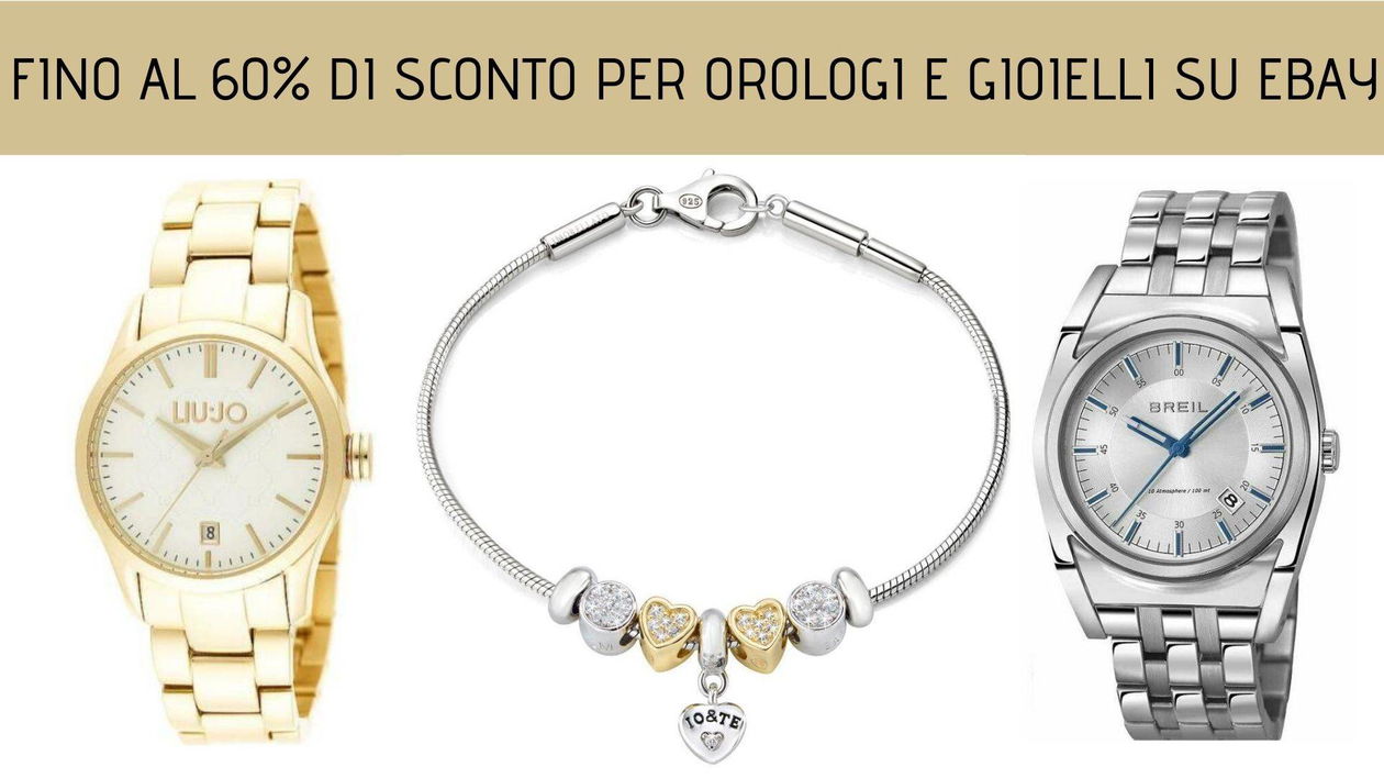 Immagine di eBay: fino al 60% di sconto su orologi e gioielli delle migliori marche