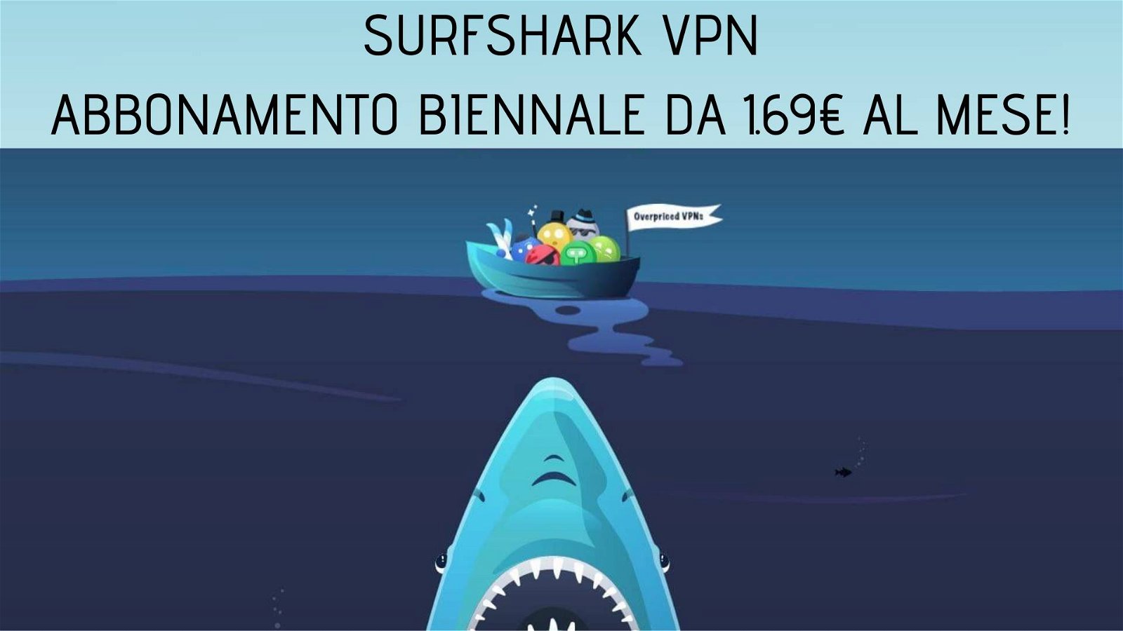 Immagine di Surfshark VPN: 83% di sconto sul piano da 24 mesi!