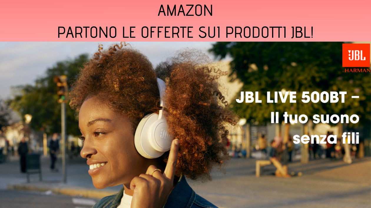 Immagine di Prezzi imperdibili su cuffie e auricolari JBL su Amazon!