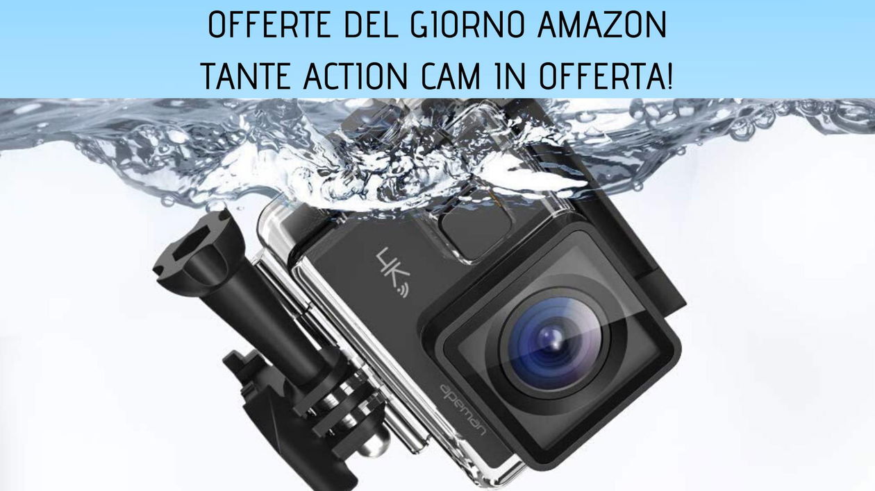 Immagine di Offerte del giorno Amazon: tante action cam a prezzi davvero imperdibili!