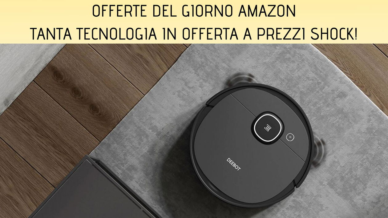 Immagine di Offerte del giorno Amazon: Robot aspirapolvere Ecovacs Deebot OZMO 920 in sconto del 31%